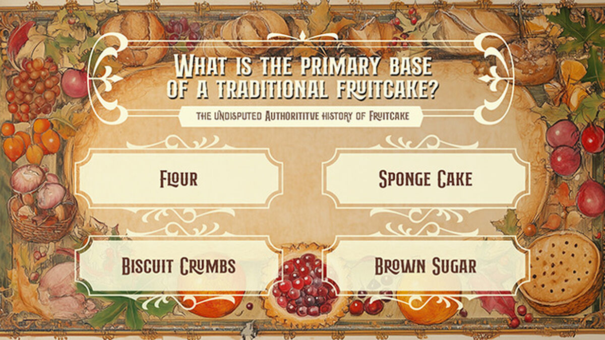 The Undisputed Authoritative History of Fruitcake image number null